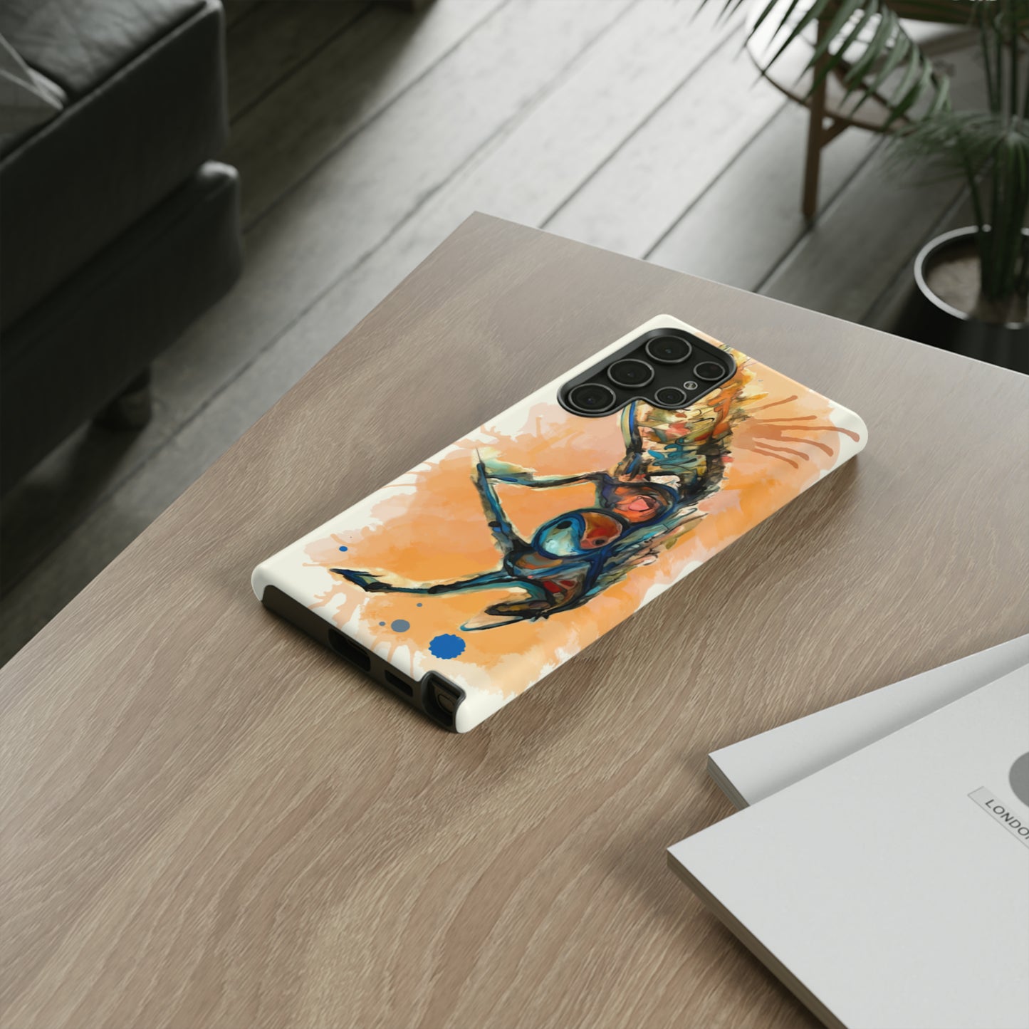 Yin Yang Watercolor Horse Horse Lover Gift Study Tough Case Phone Case.