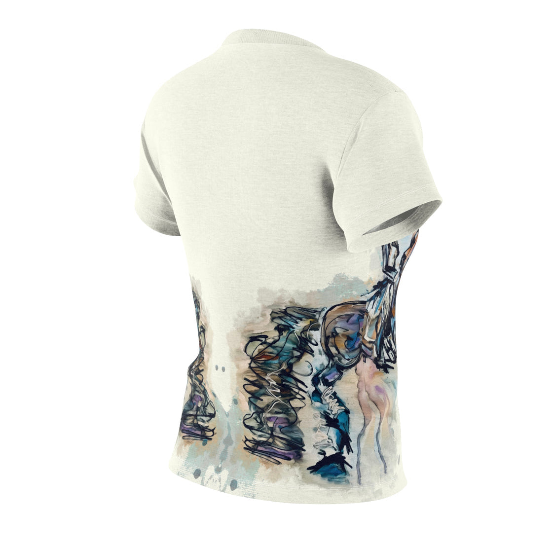 Jenny Veenstra Water Color Wrap AROUND Art T Shirt
