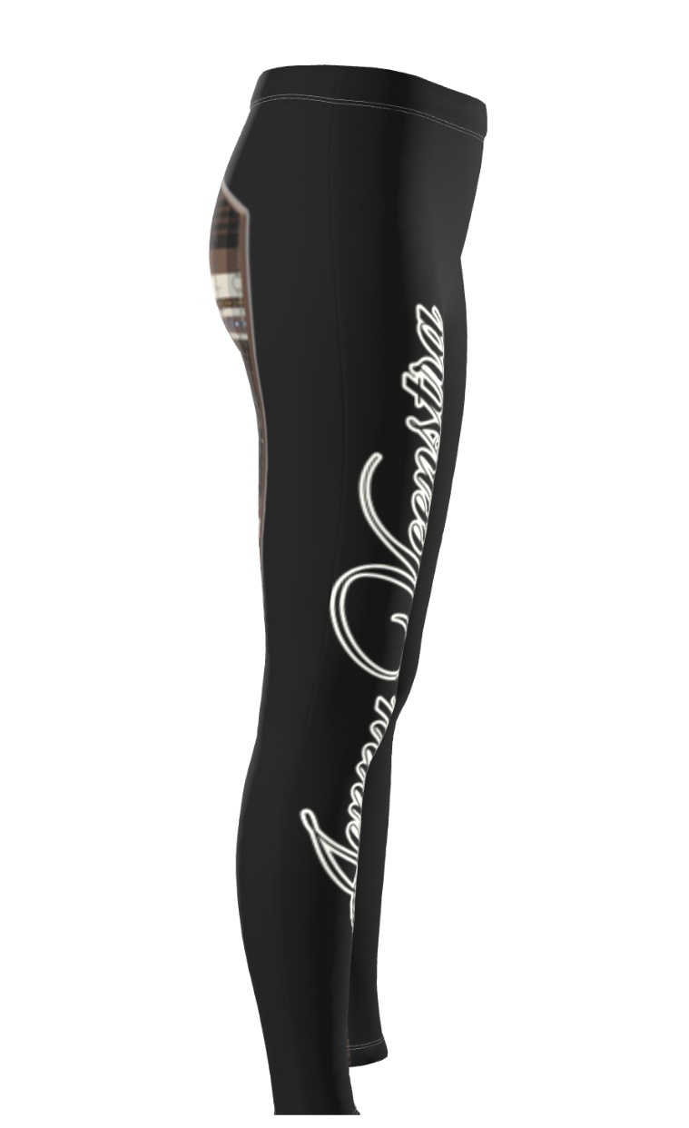 Jenny Veenstra Brown Piaffe Plaid Equestrian Bit Faux Full Seat Riding Tights/ Leggings