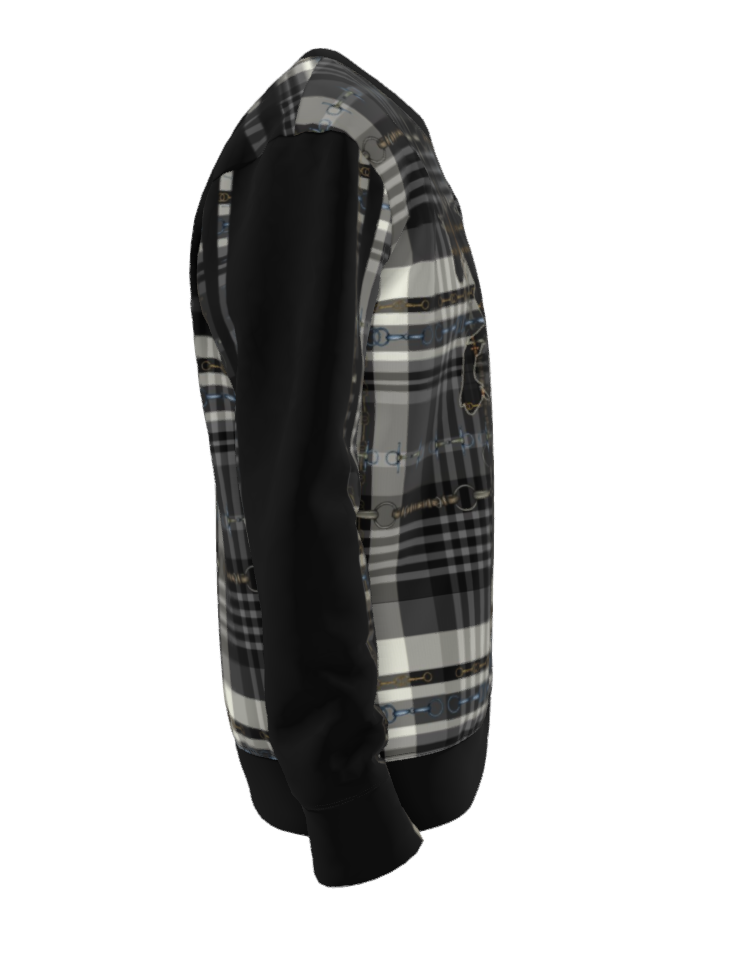 Jenny Veenstra Freisan Plaid Sweatshirt