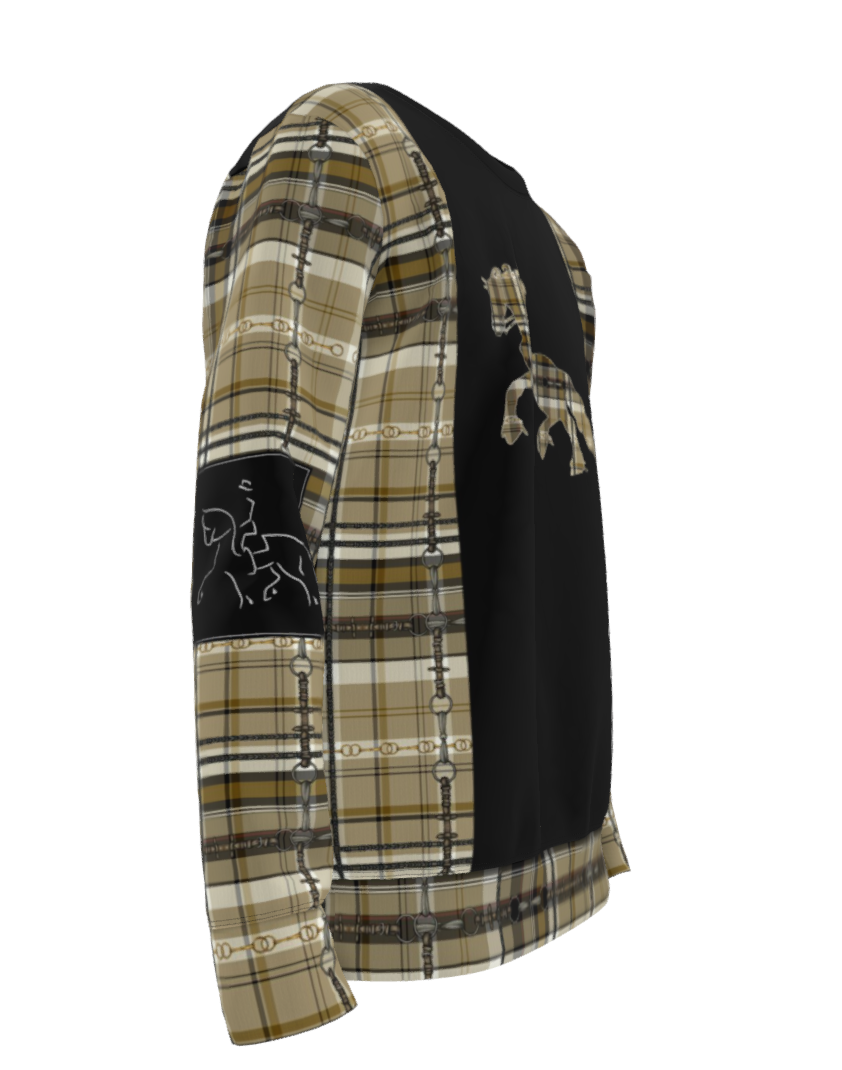 Jenny Veenstra Friesian Plaid Sweathshirt