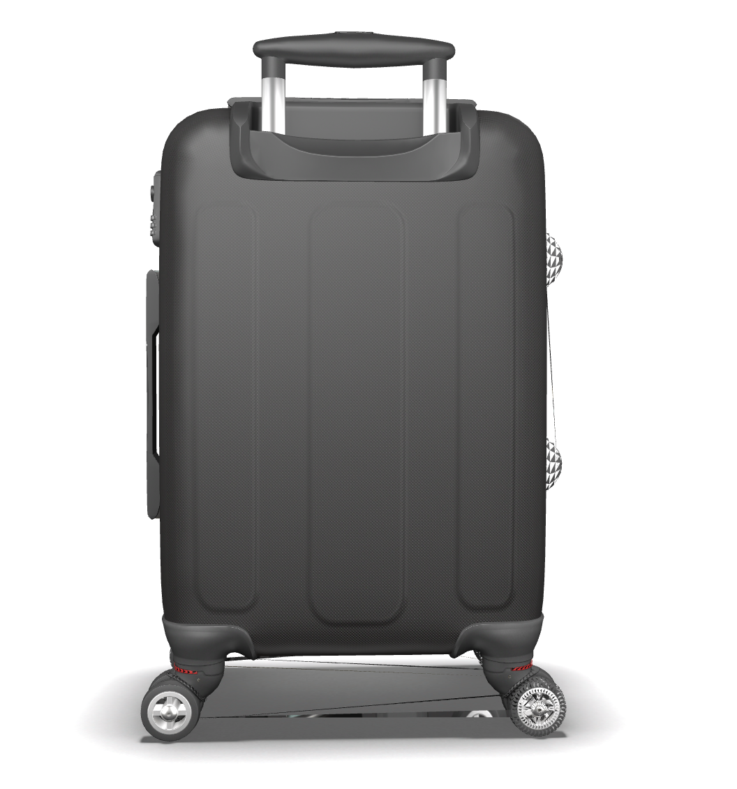 Jenny Veenstra Watercolor Horse Equestrian Style Suitcase