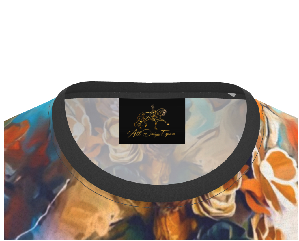 Southwestern Artistic Skull All Over Print T Shirt