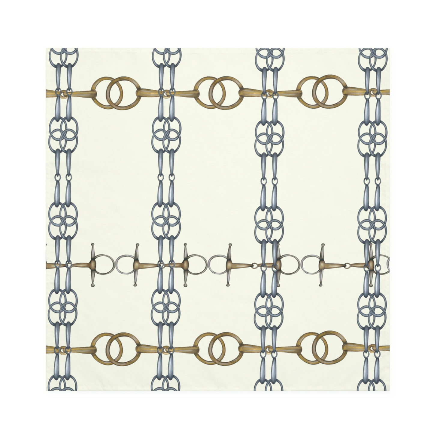 Equestrian Snaffle Bit Cream Napkins (5 sets) 20 napkins