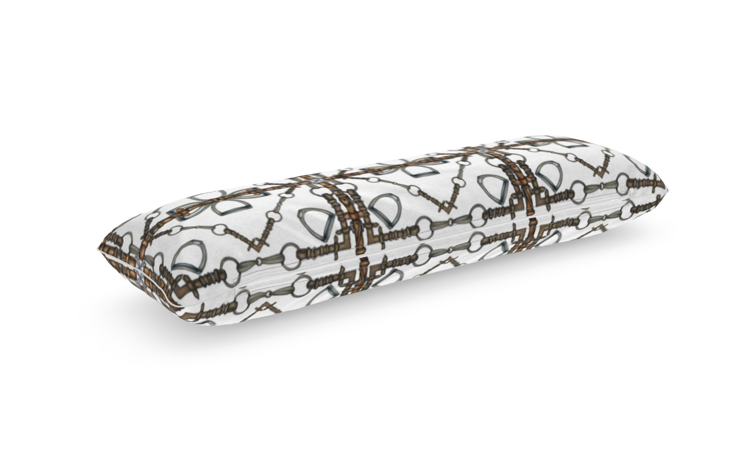 Geometric Bit Patterned Bolster Pillow , Luxury Soft Velvet Living Room / Bed Room Pillow