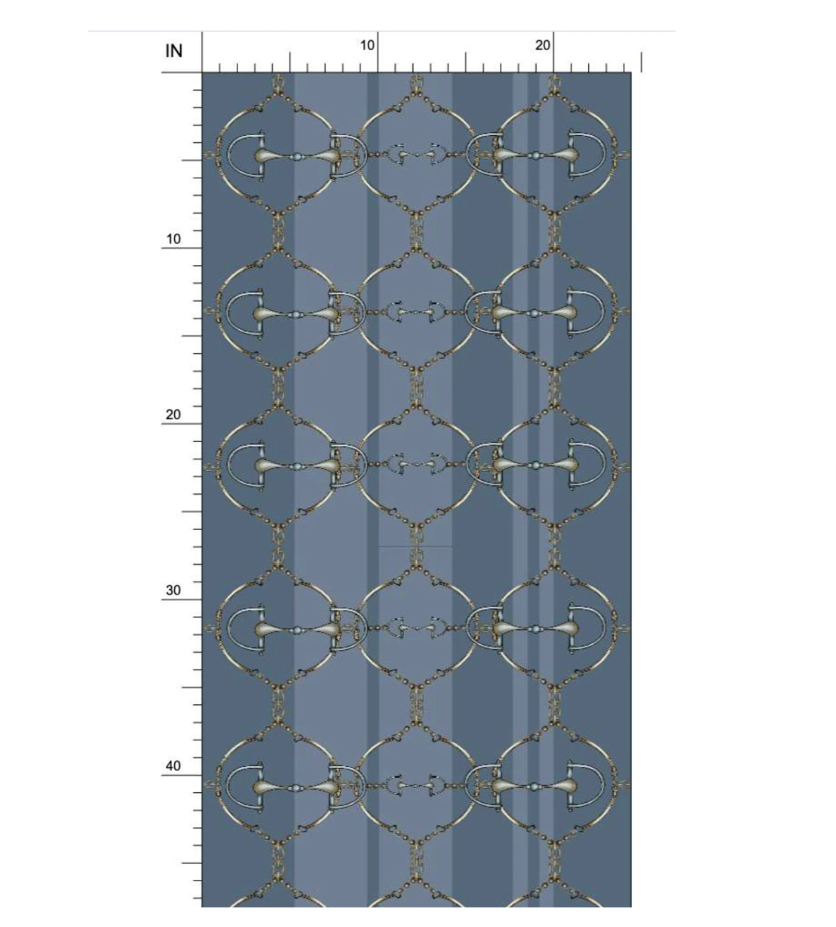 Blue Snaffle Bit Wallpaper Luxury Equestrian Home Decor Farmhouse Wall Accent Wallpaper Neutral Decor