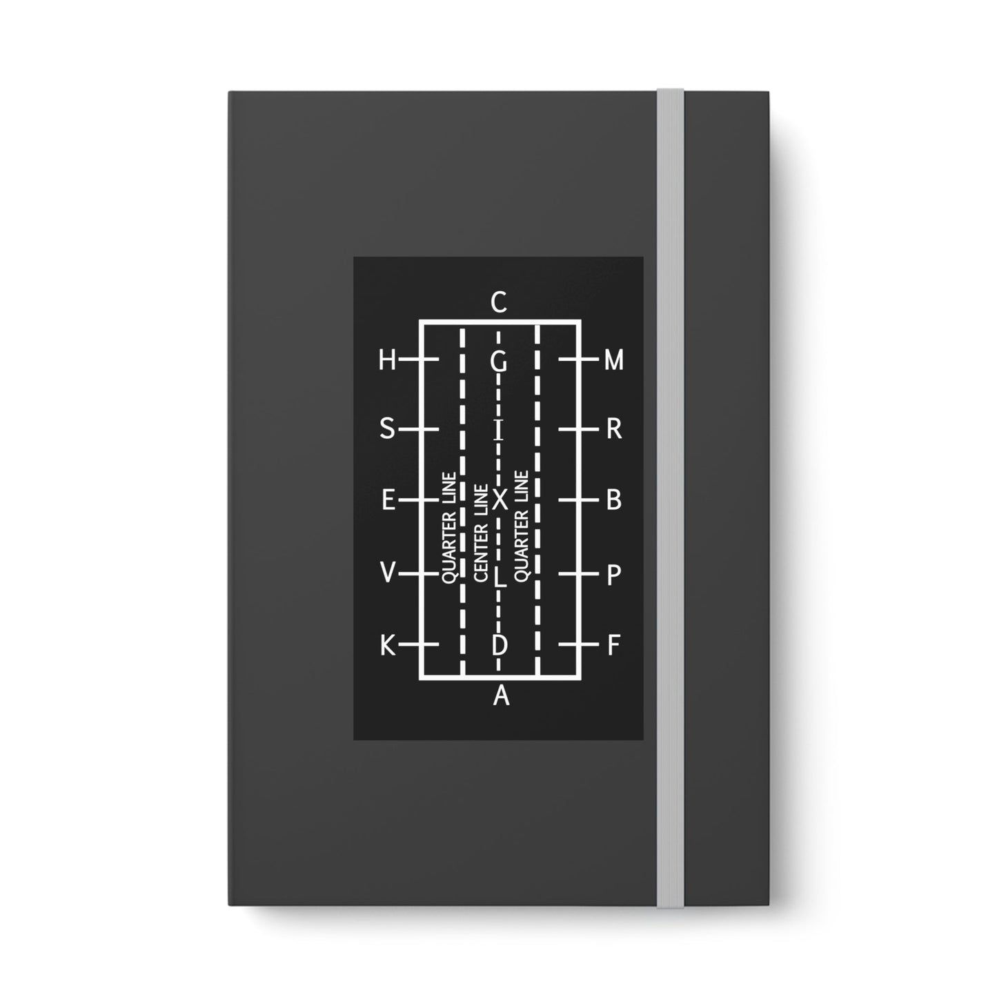 Dressage Arena Color Contrast Journal - Ruled