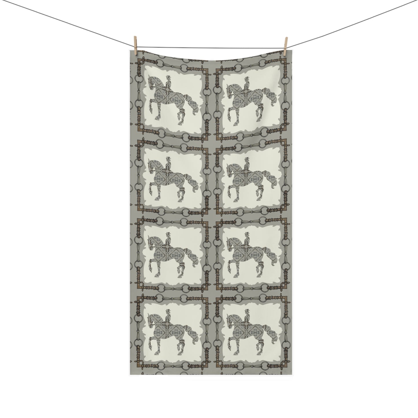 Dressage Horse Luxury Bath Towel