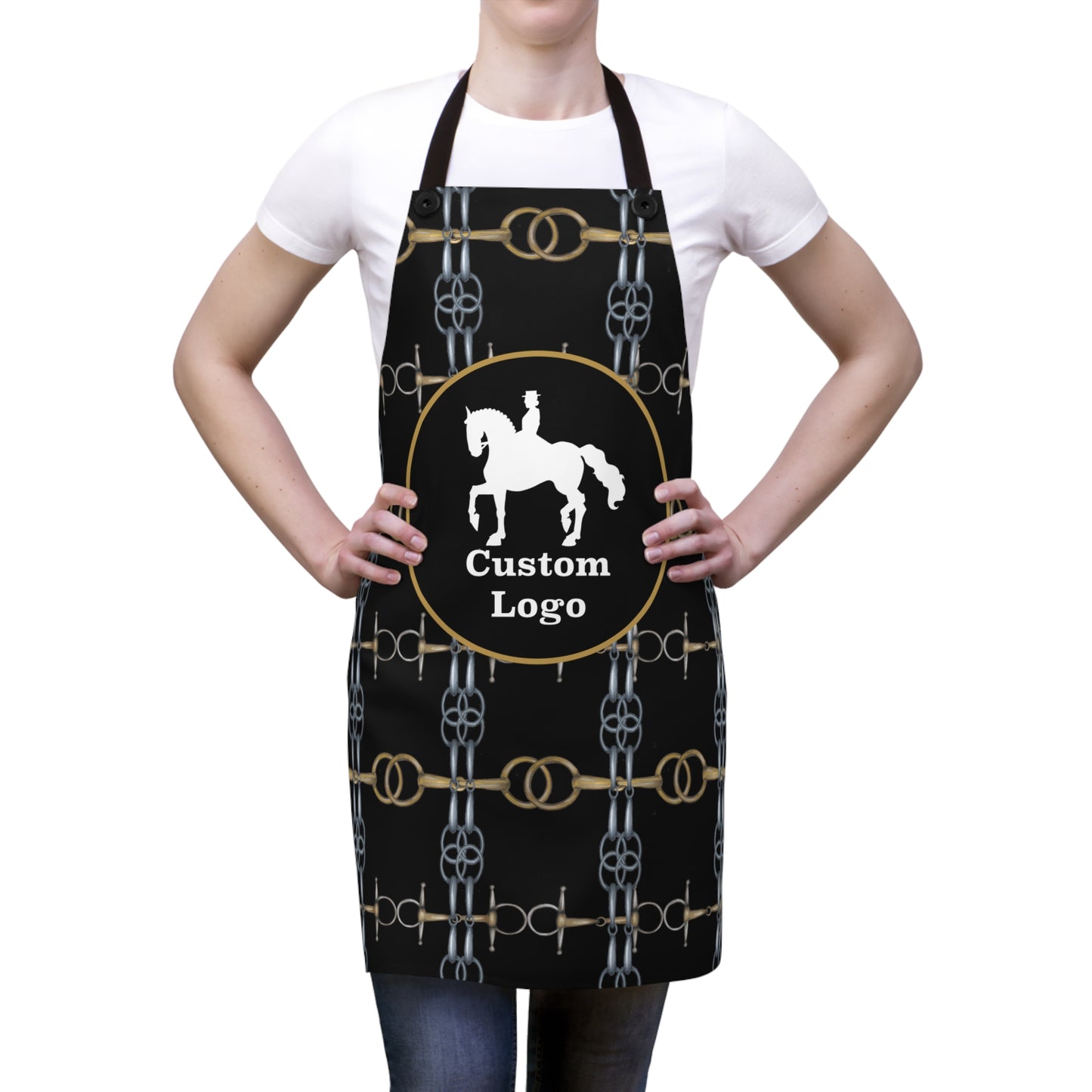 Customizable Equestrian Bit Horse Show Apron