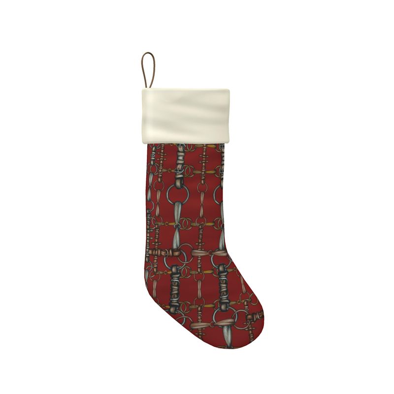 Equestrian Christmas Stocking, Horse Lover Decor, Equine Christmas