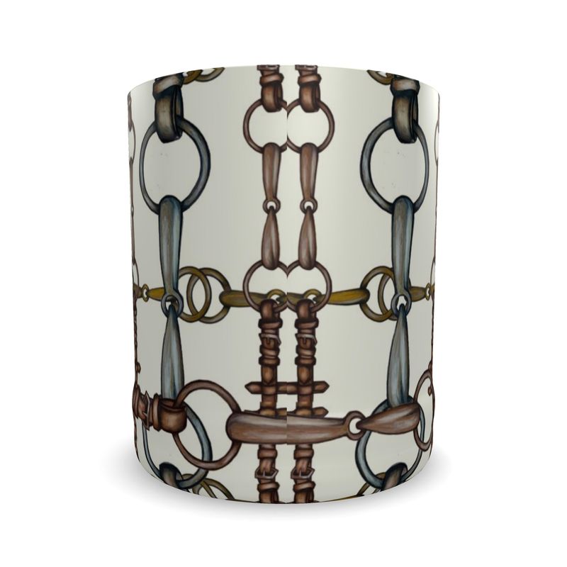 Ivory Equestrian Bit Whiskey Glass, Luxury Bar, Horse lover gif