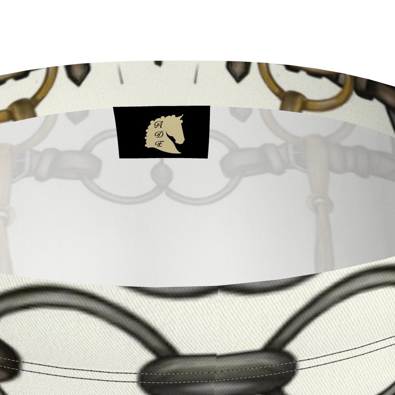 Equestrian Bit Motif Leggings, Rider Leggings, Equestrian Fashion