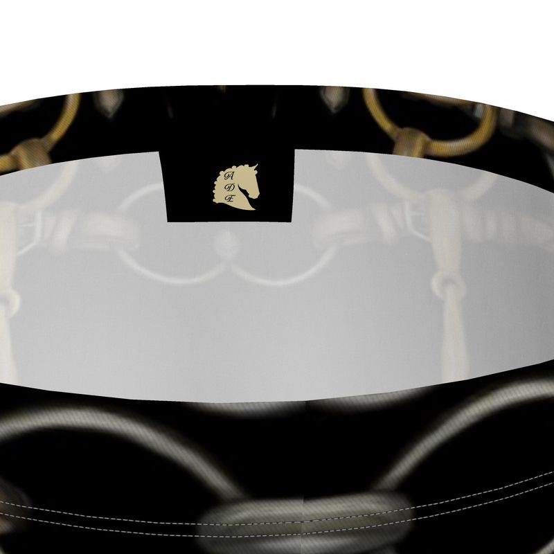 Equestrian Bit Motif Leggings, Rider Leggings, Equestrian Fashion