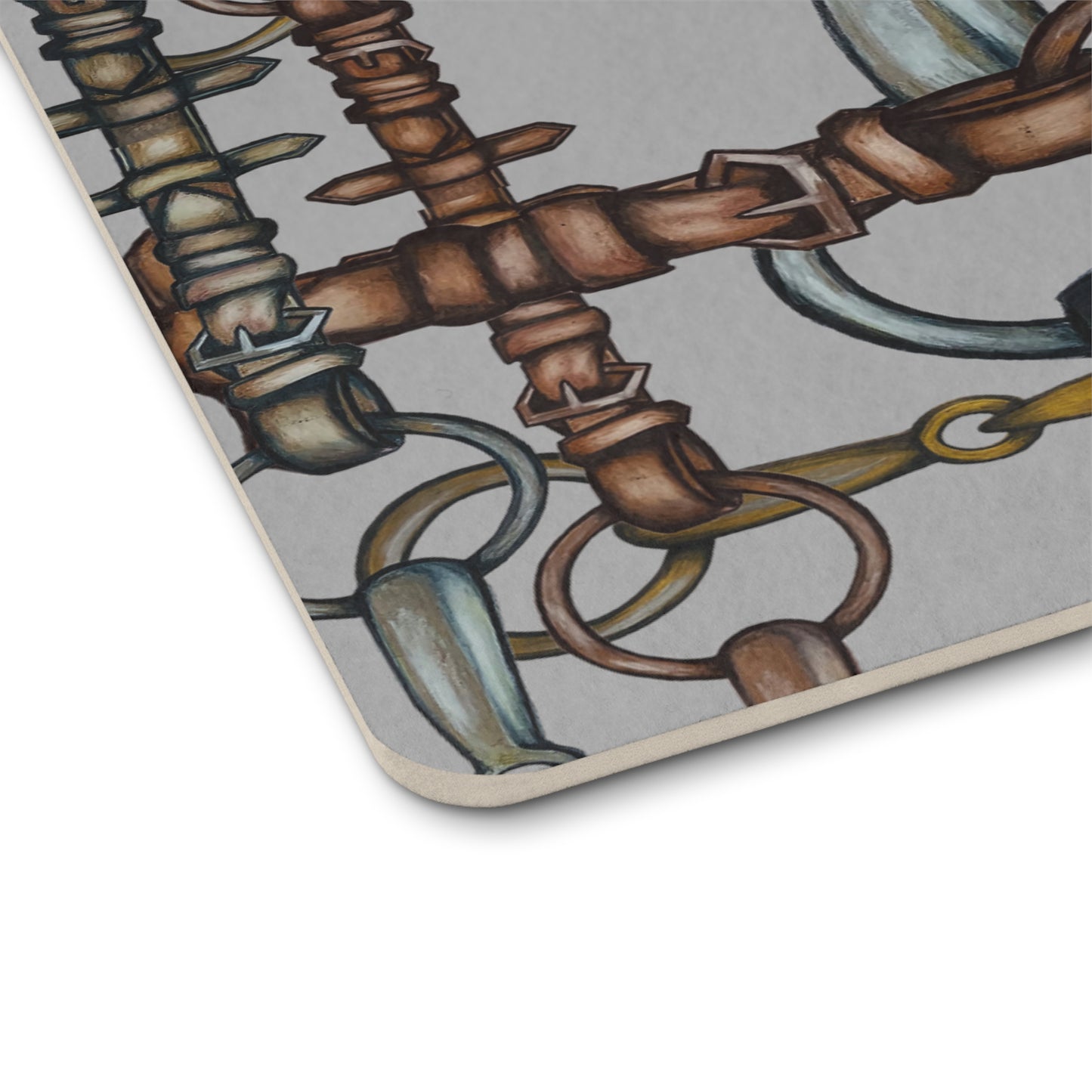 Gray Chaos Bit Box Floor Mat