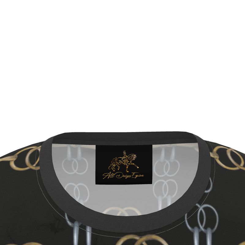 Black Bit Motif T Shirt