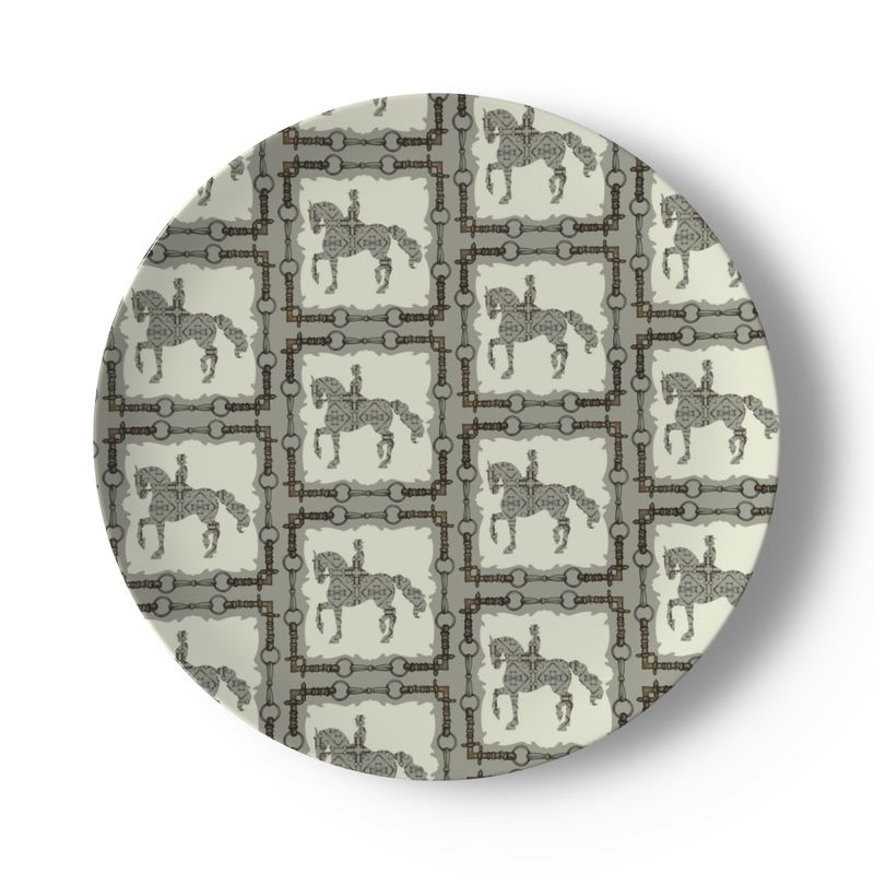 Equestrian Dressage Set of China Plates