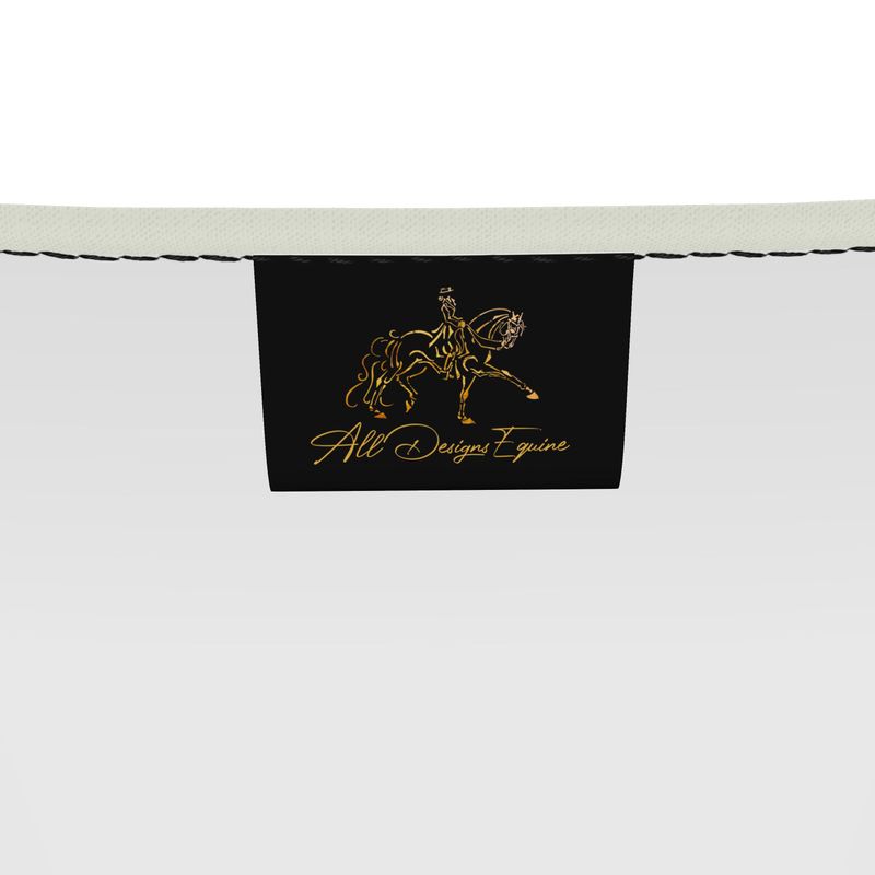 Ivory Bit Grid Directors Chair