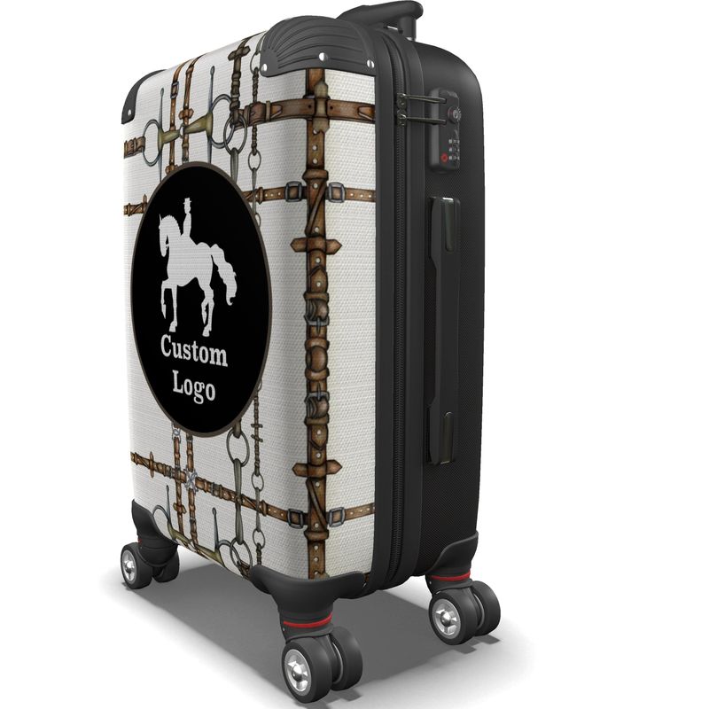 Customizable Equestrian Style Suitcase