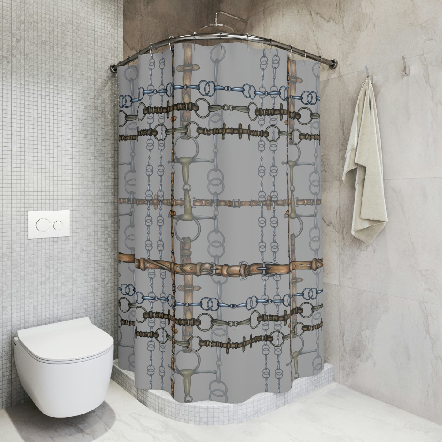 Equestrian Bit Shower Curtain