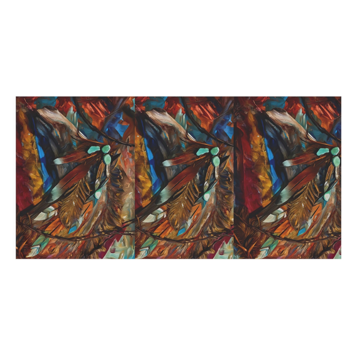 Southwestern mustang Indian horse Luxury Bath Towel