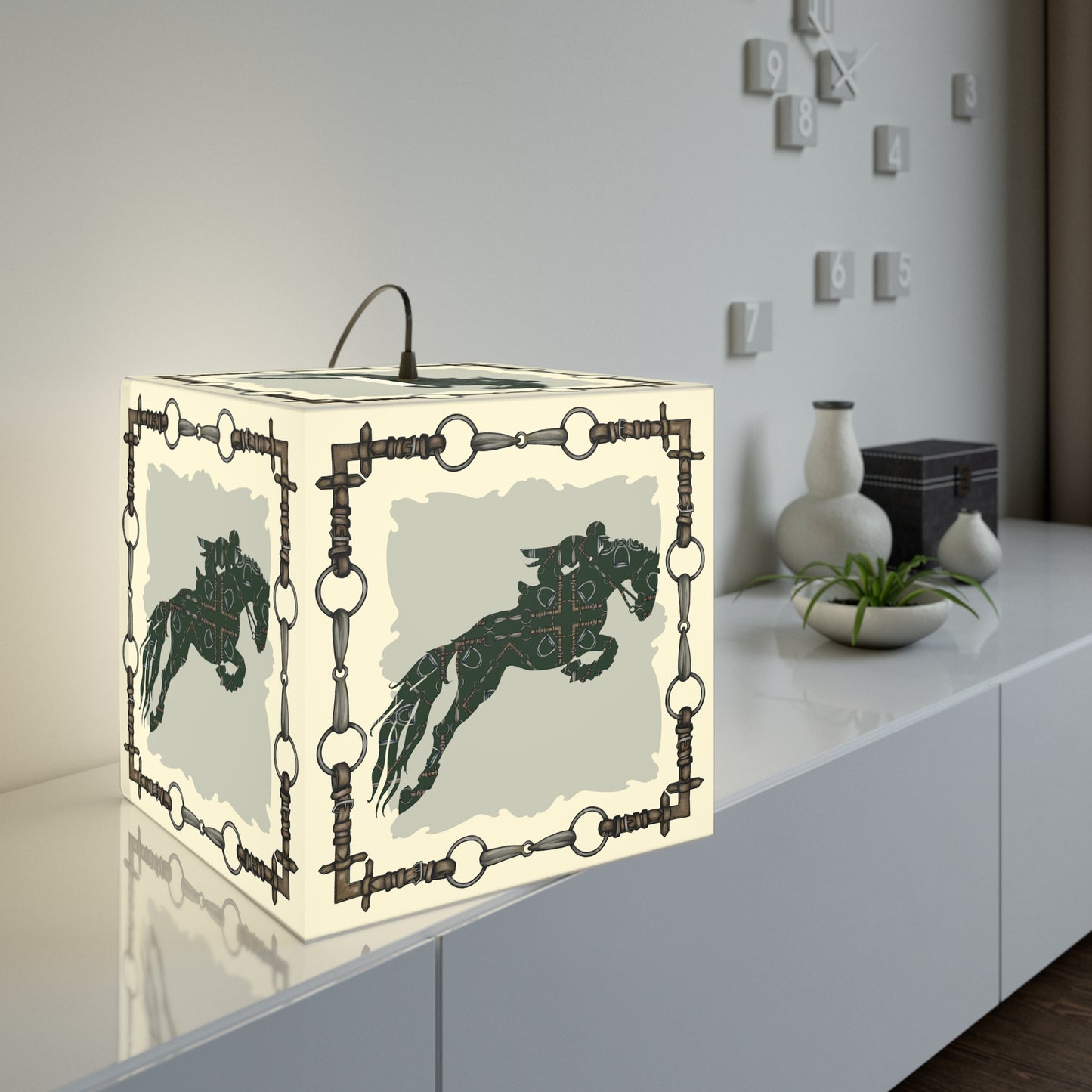Equestrian Snaffle Bit Personalized Lamp