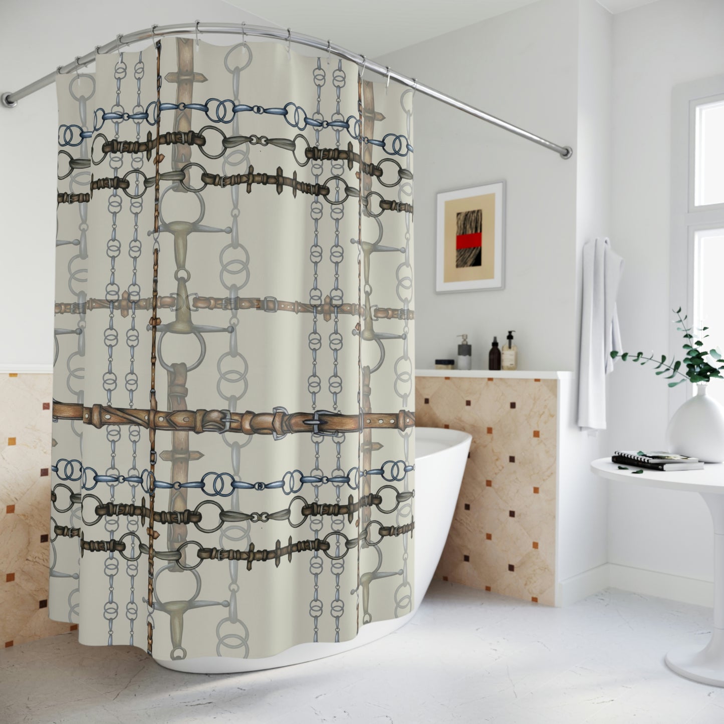 Equestrian Bit Shower Curtain