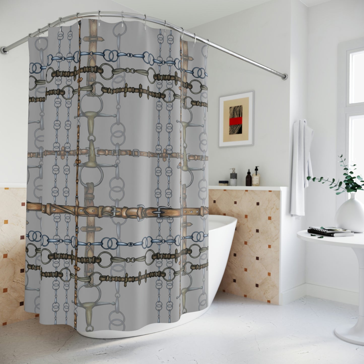 Equestrian Bit Shower Curtain