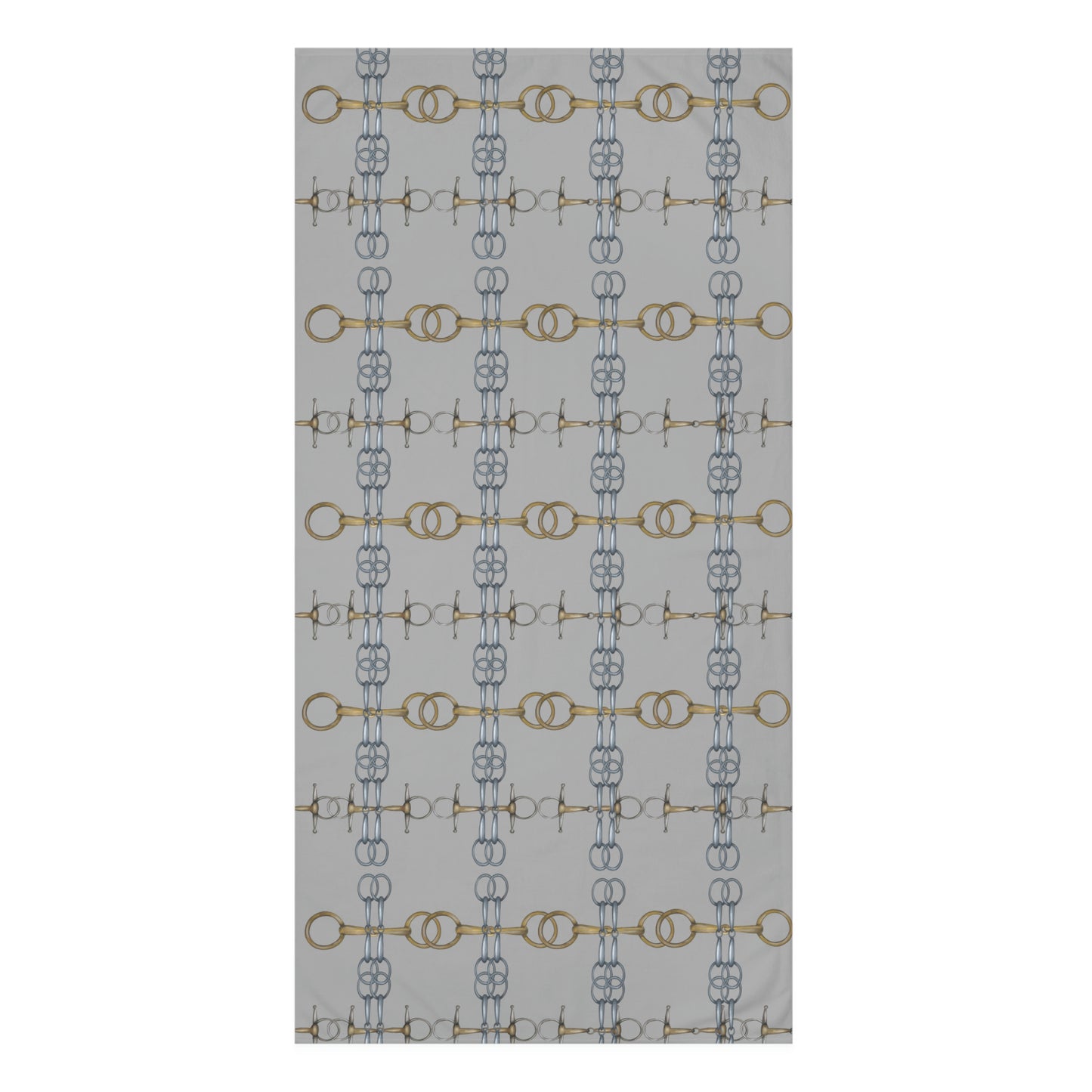 Silver and Gold Bit Luxury Bath Towel