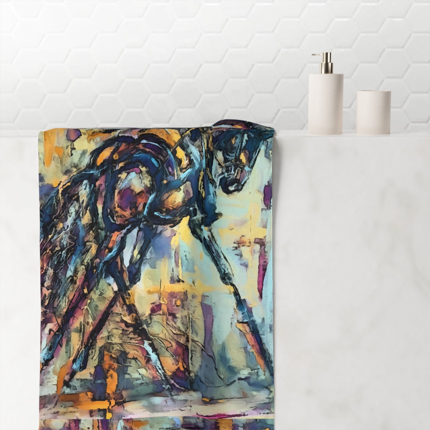 Equestrian Art Premium Towel