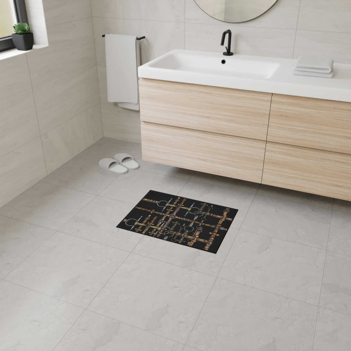 Bit Motif Heavy Duty Floor Mat