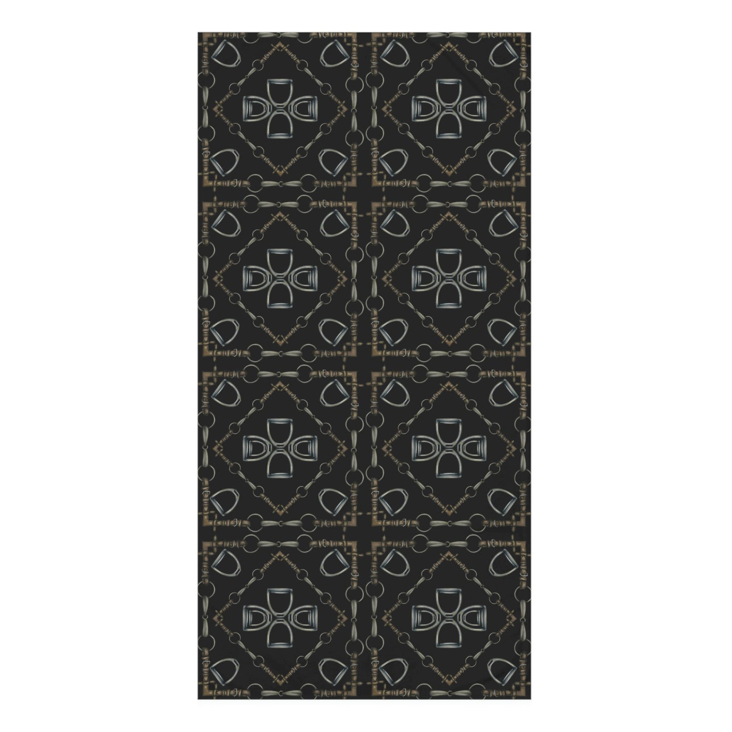 Geometric Bit Motif Luxury Bath Towel