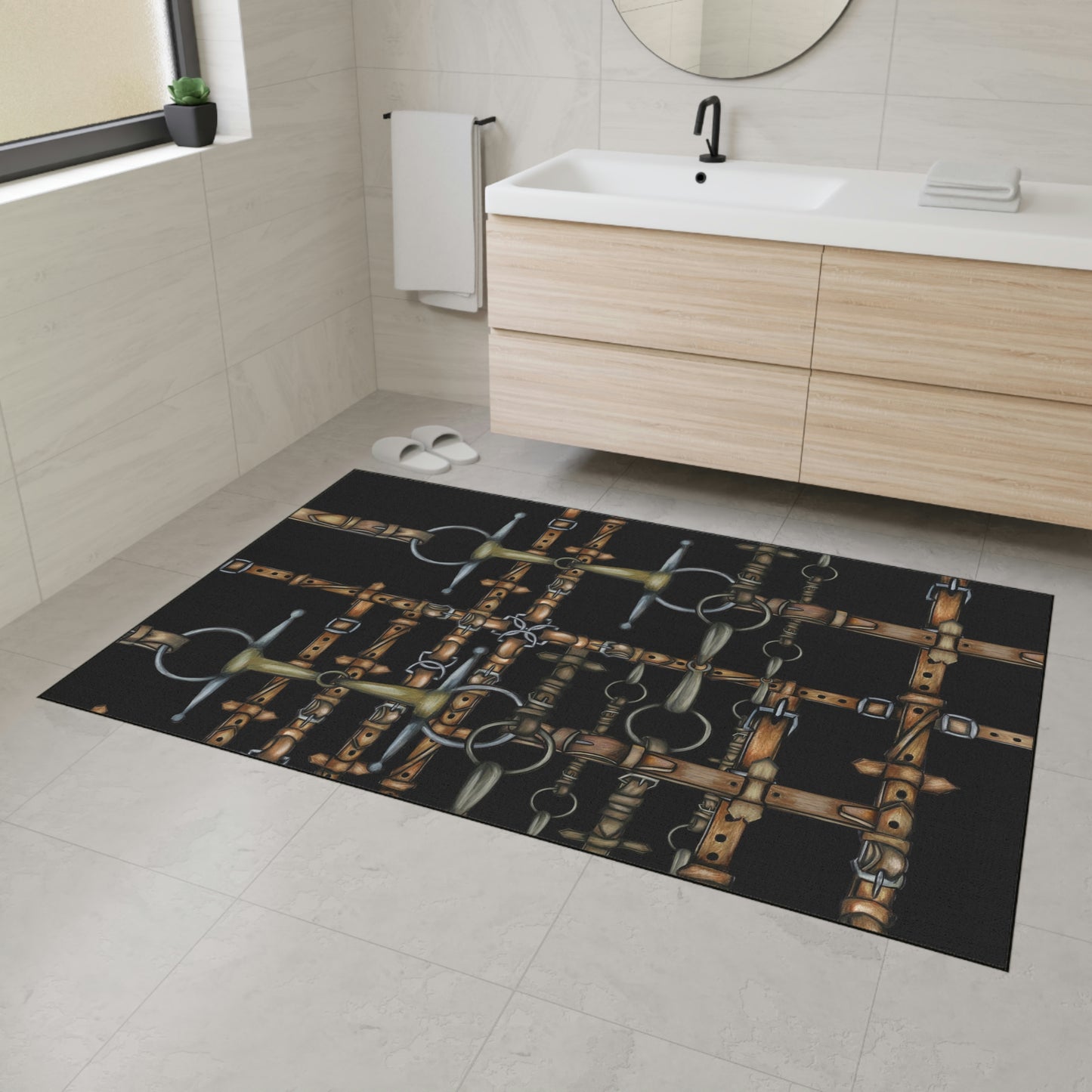 Bit Motif Heavy Duty Floor Mat