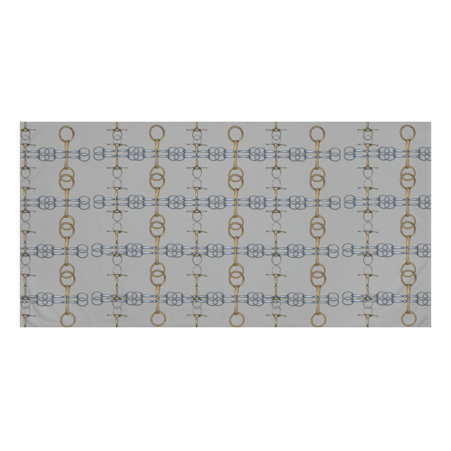 Silver and Gold Bit Luxury Bath Towel