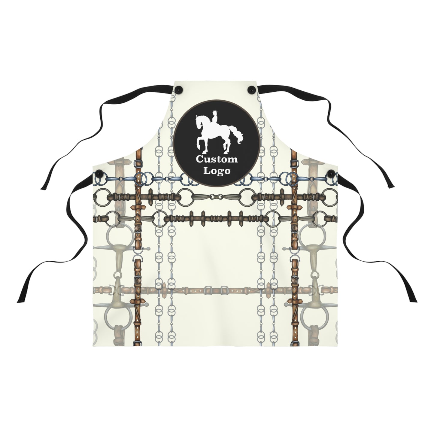 Customizable Equestrian Bit Horse Show Apron