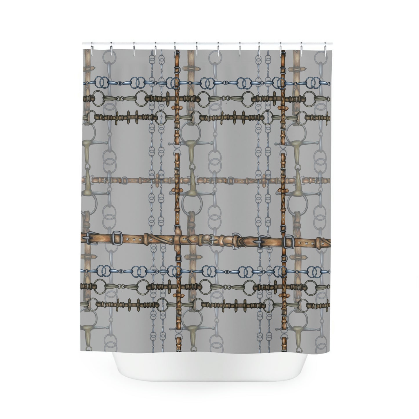 Equestrian Bit Shower Curtain