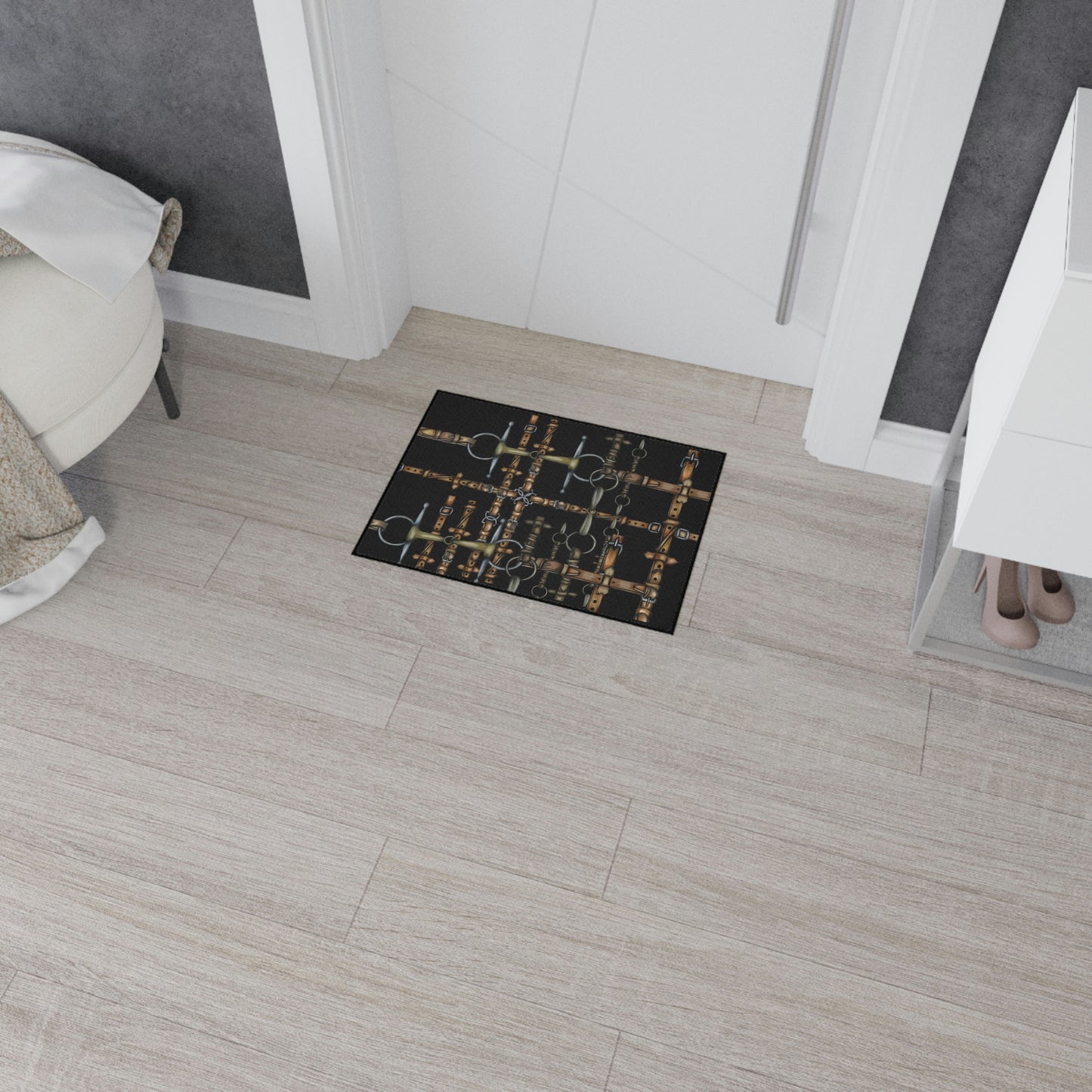Bit Motif Heavy Duty Floor Mat