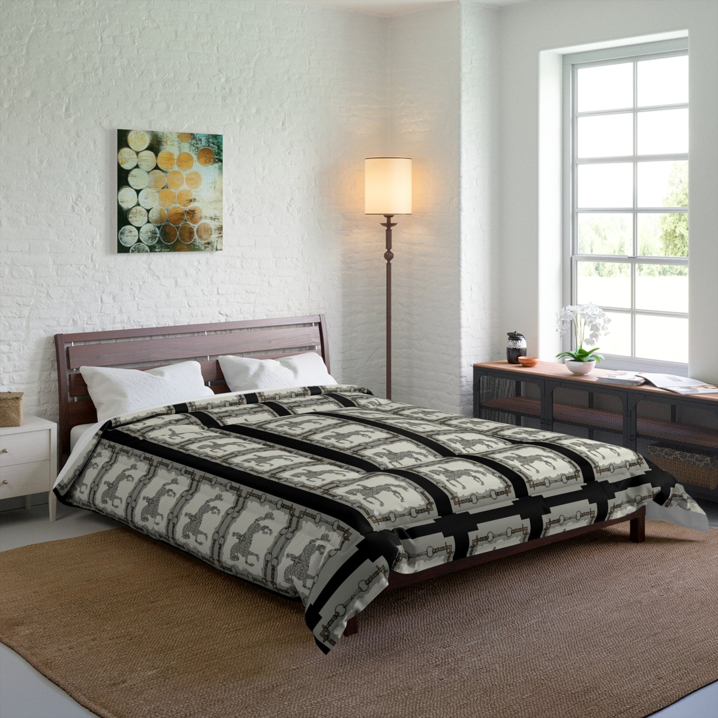 Dressage Motif Comforter