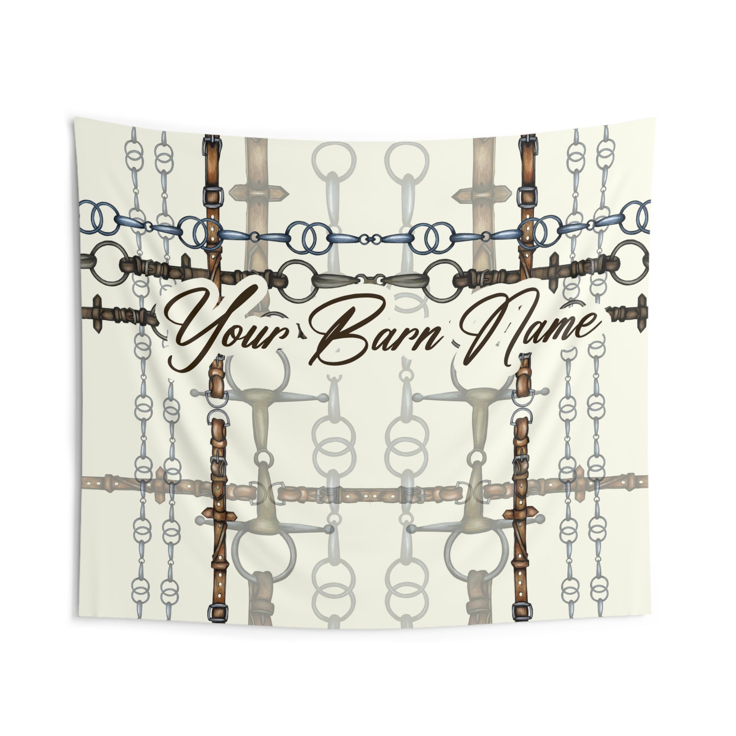 Custom Logo/Barn Name Horse Show Tapestry