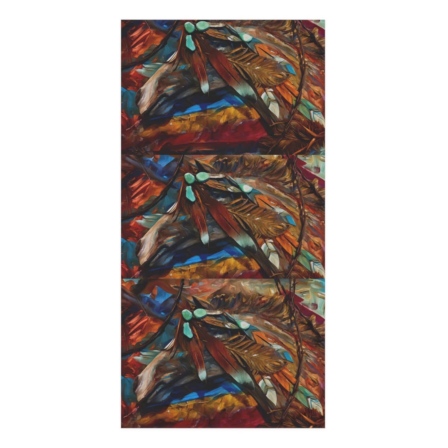 Southwestern mustang Indian horse Luxury Bath Towel