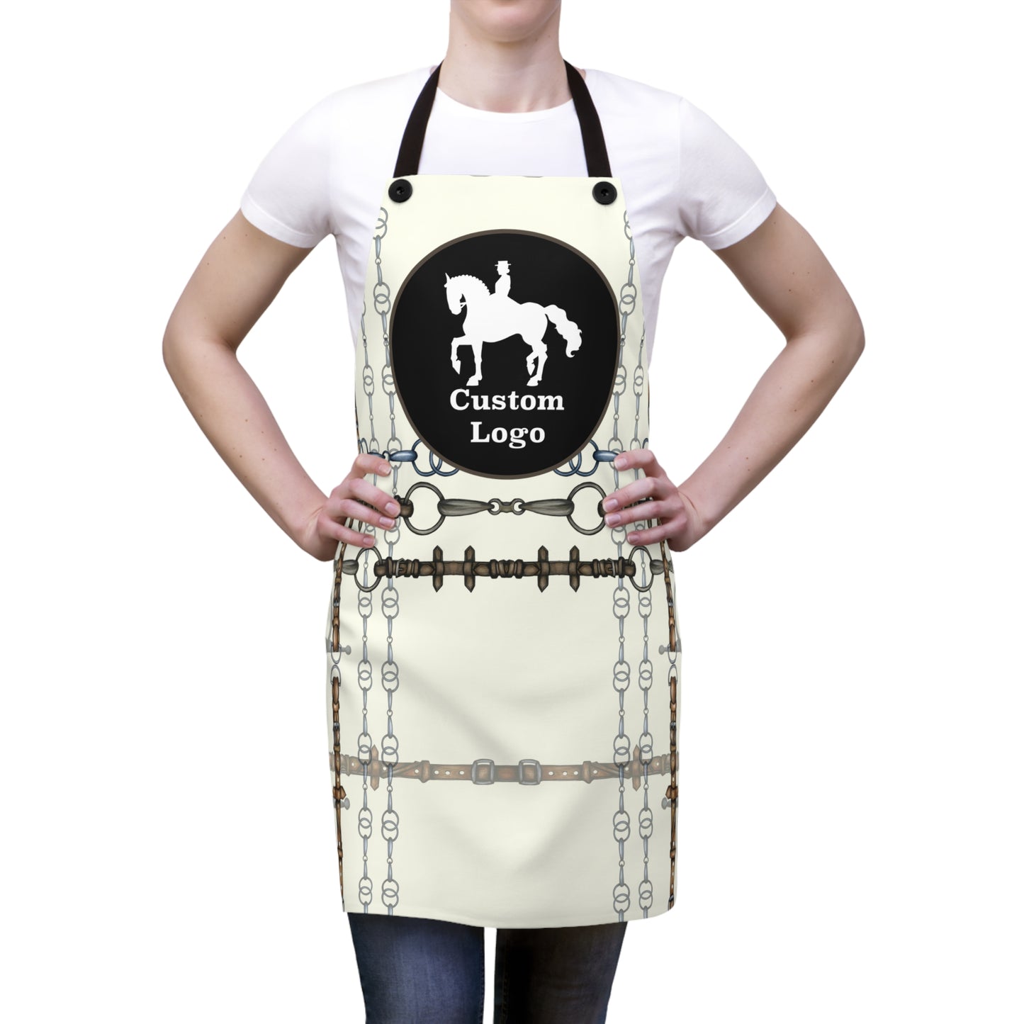 Customizable Equestrian Bit Horse Show Apron