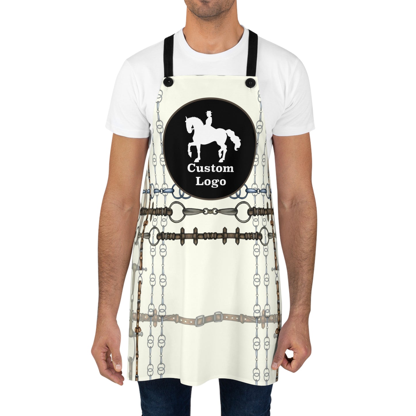 Customizable Equestrian Bit Horse Show Apron