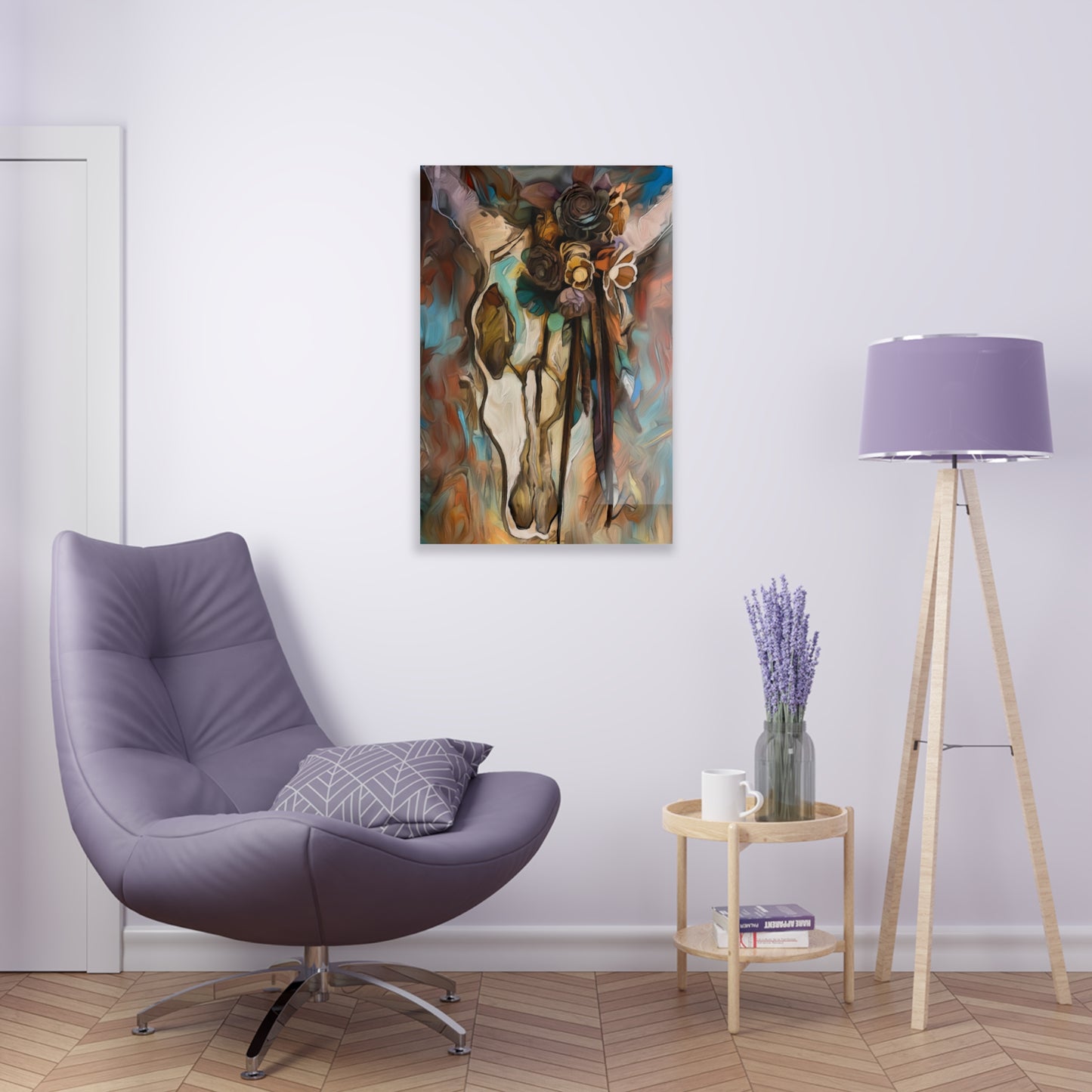 Copy of Southwestern Sugar Skull Art Acrylic Print