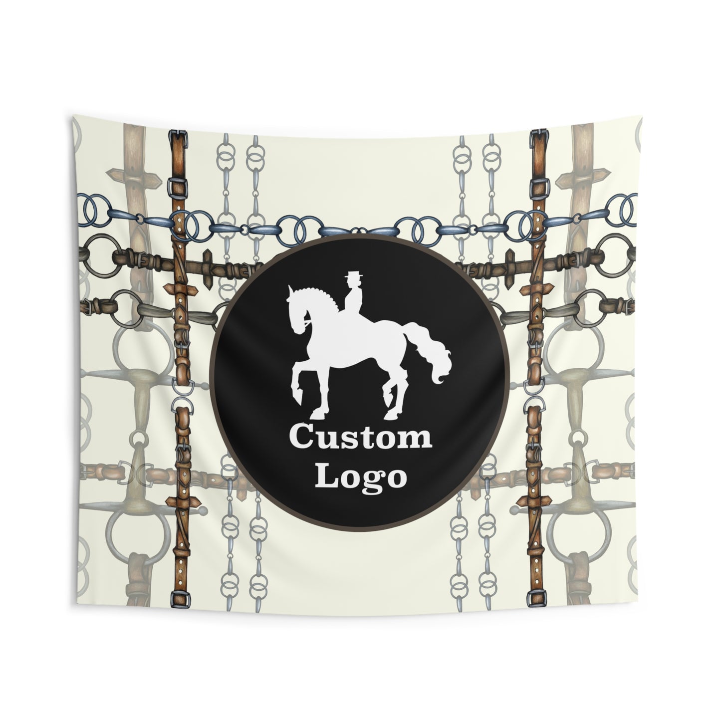 Custom Logo/Barn Name Horse Show Tapestry