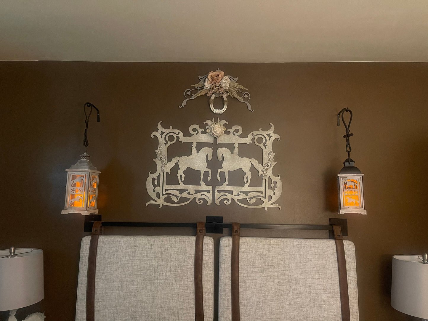 Dressage or Jumping Horse Lantern Equestrian Home Decor