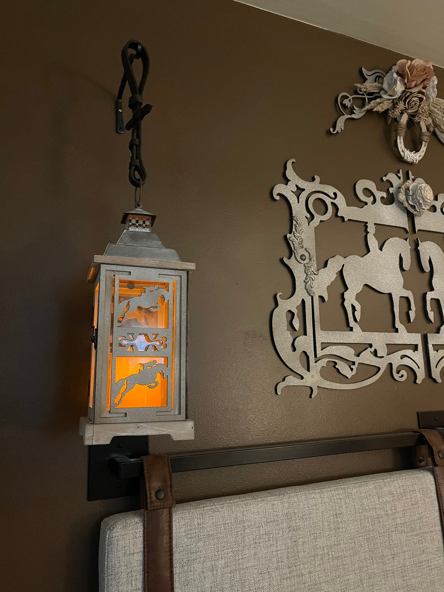 Dressage or Jumping Horse Lantern Equestrian Home Decor
