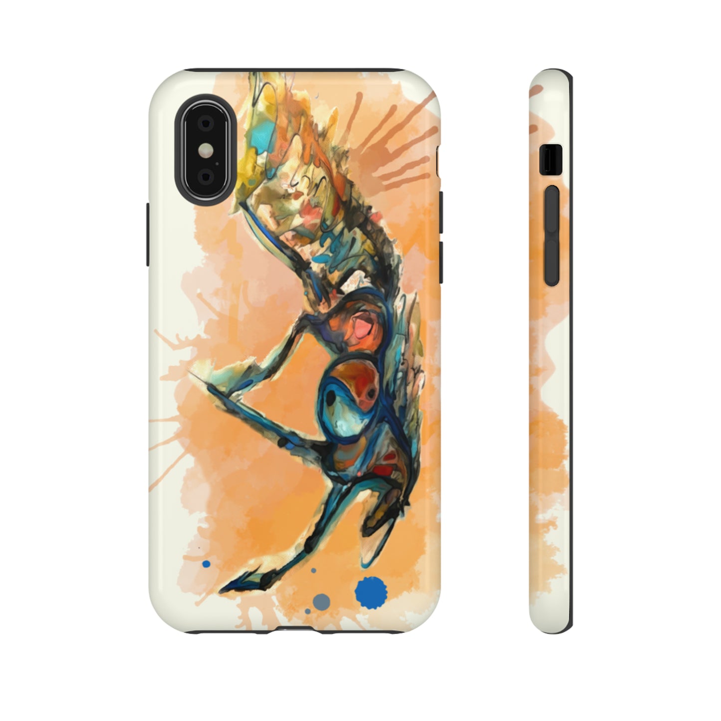 Yin Yang Watercolor Horse Horse Lover Gift Study Tough Case Phone Case.