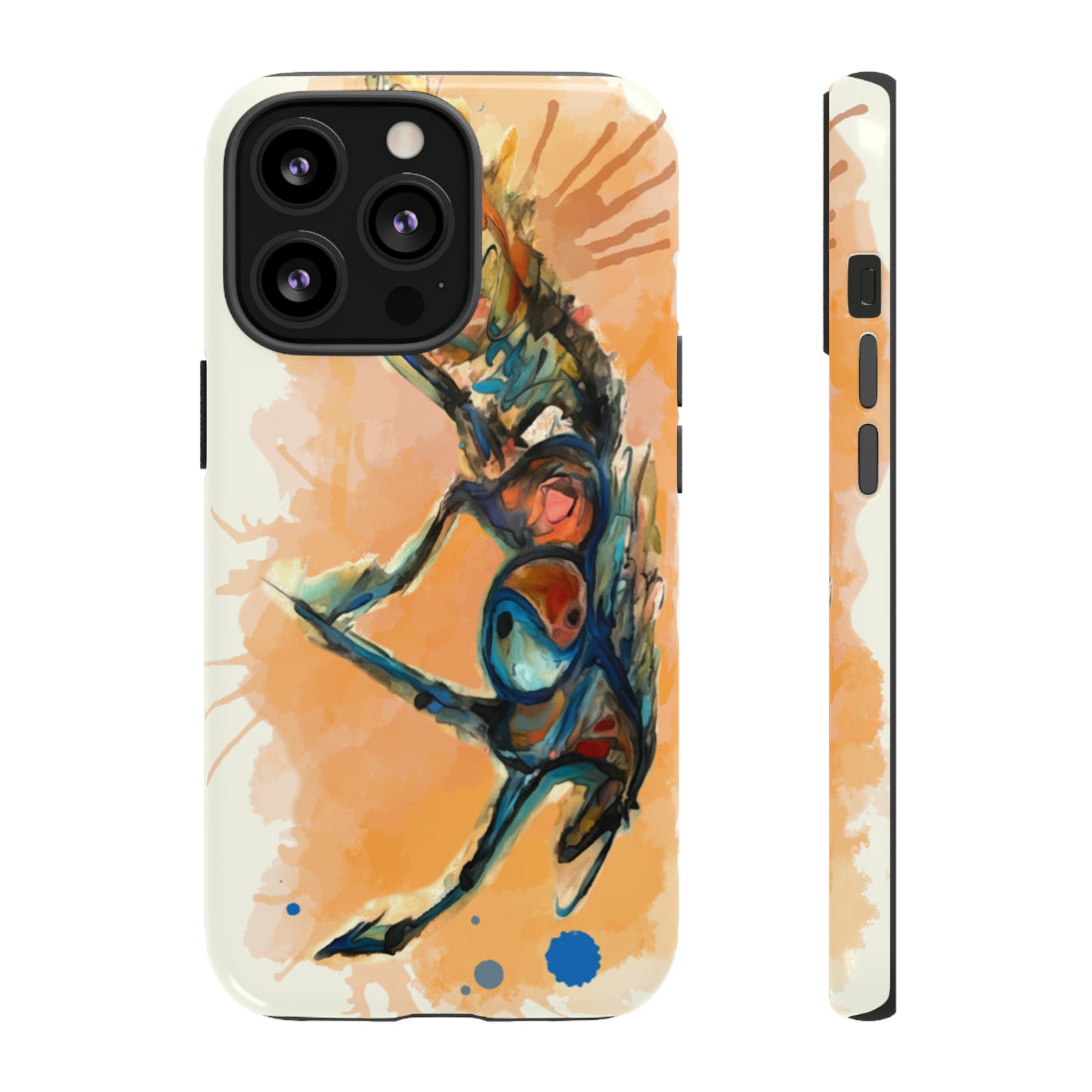 Yin Yang Watercolor Horse Horse Lover Gift Study Tough Case Phone Case.