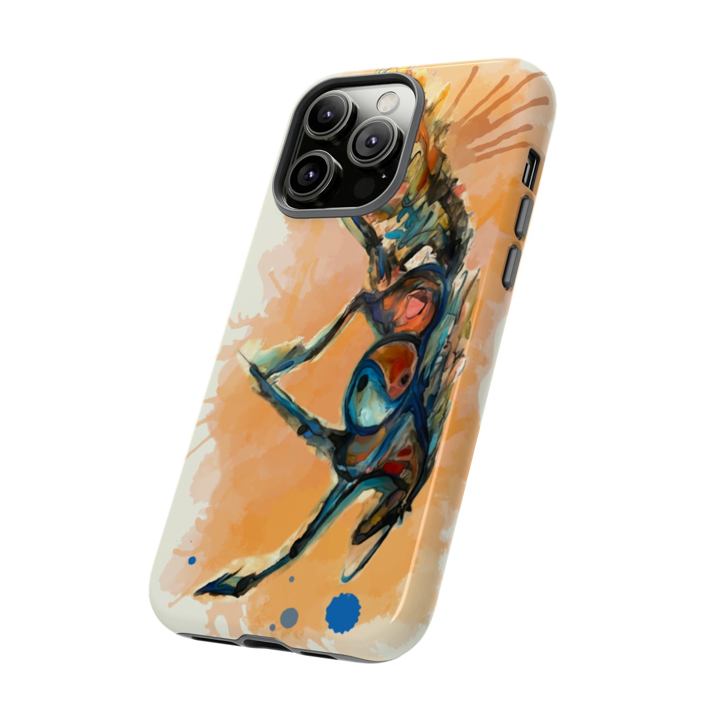 Yin Yang Watercolor Horse Horse Lover Gift Study Tough Case Phone Case.