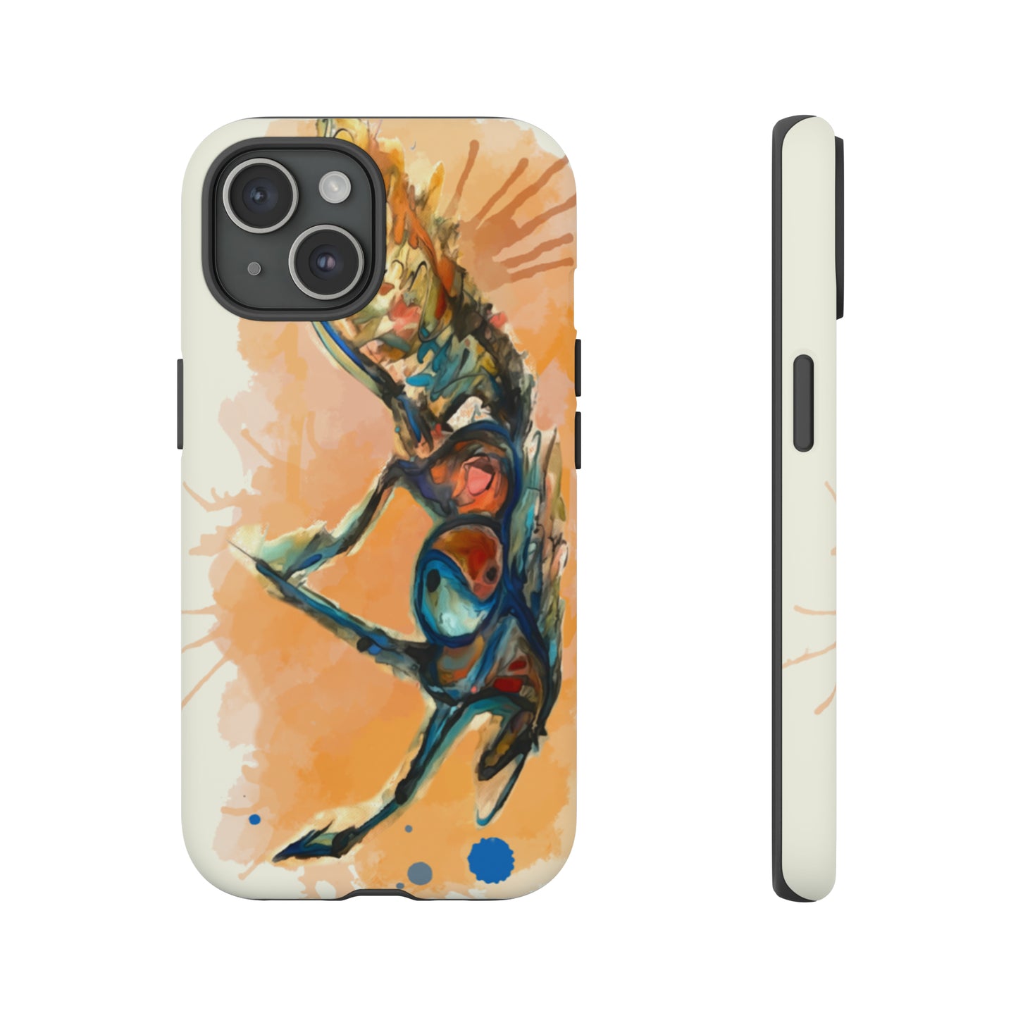 Yin Yang Watercolor Horse Horse Lover Gift Study Tough Case Phone Case.