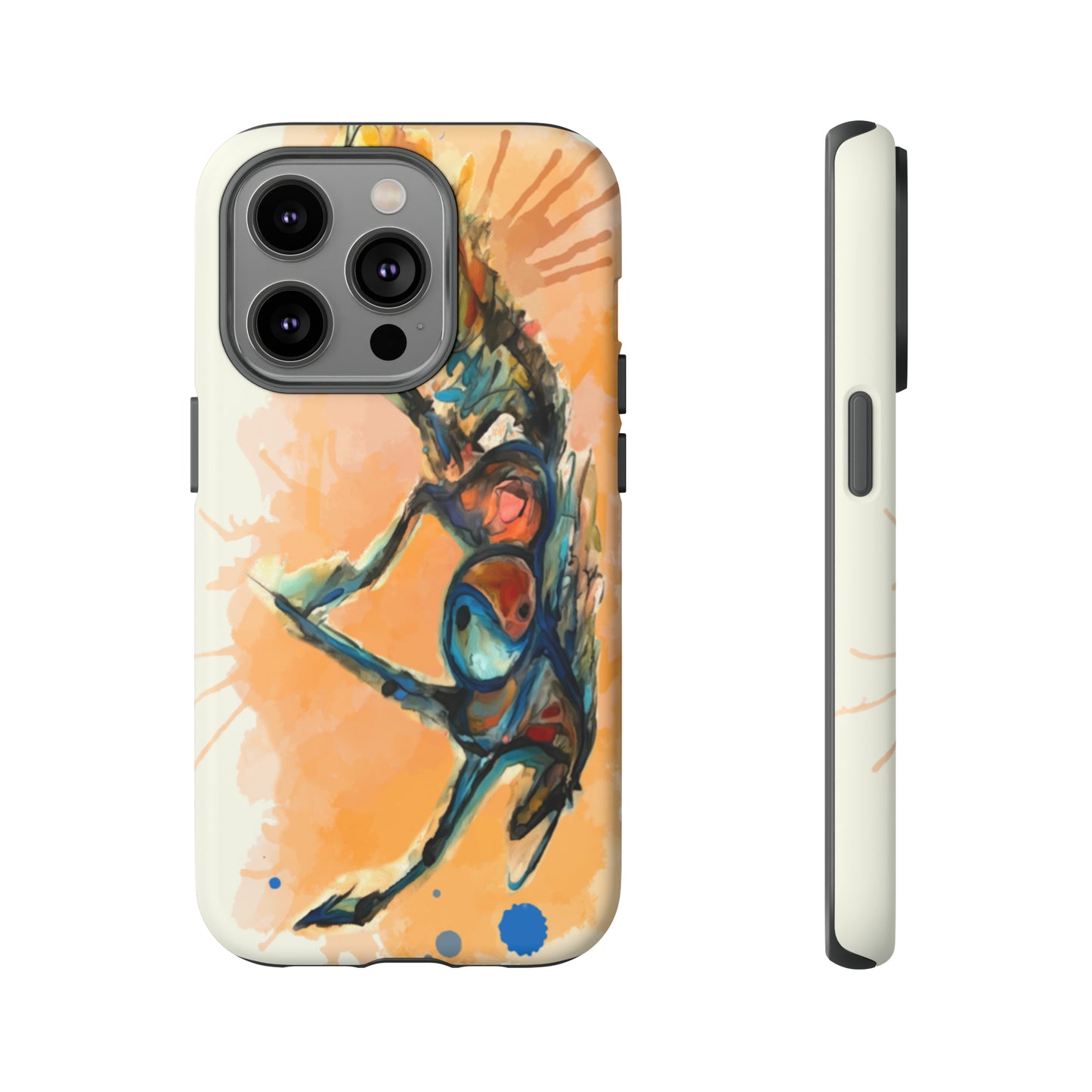 Yin Yang Watercolor Horse Horse Lover Gift Study Tough Case Phone Case.